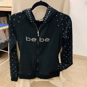 bebe zip up hoodie